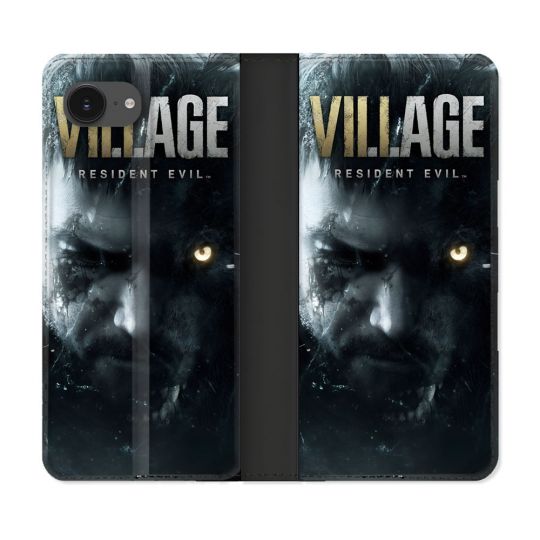 Housse Cuir Portefeuille Pour Iphone 16e Resident Evil