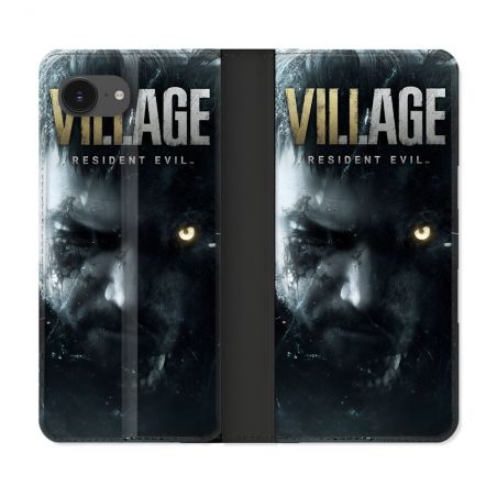 Housse Cuir Portefeuille Pour Iphone 16e Resident Evil