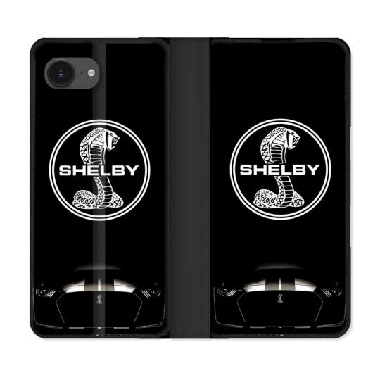 Housse Cuir Portefeuille Pour Iphone 16e Shelby