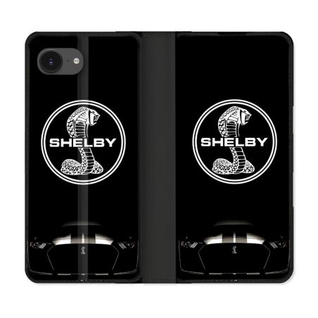 Housse Cuir Portefeuille Pour Iphone 16e Shelby