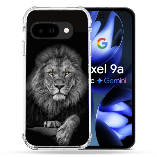 Coque Renforcée Pour Google Pixel 9A Animal Lion Majestueux
