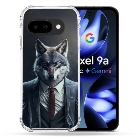 Coque Renforcée Pour Google Pixel 9A Animal Loup Business