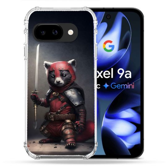 Coque Renforcée Pour Google Pixel 9A Animal Raton Samouraï
