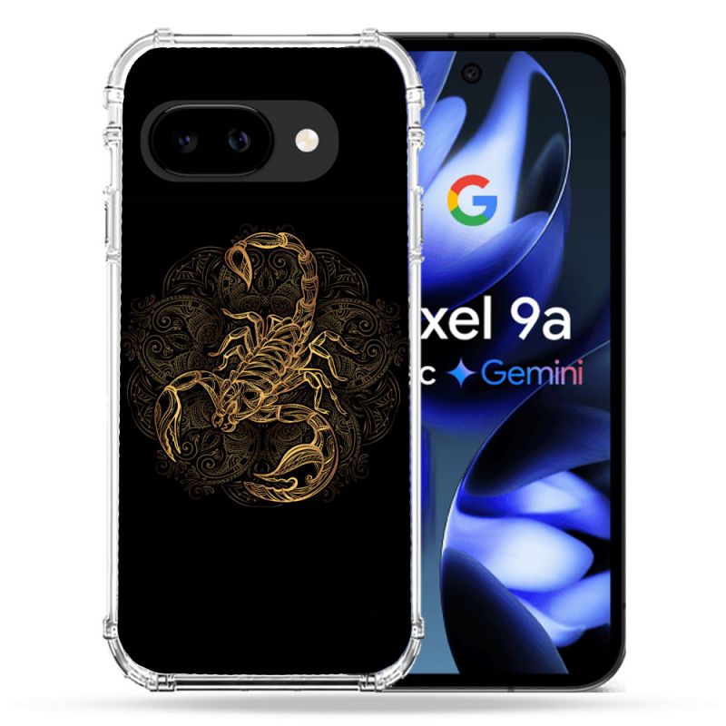 Coque Renforcée Pour Google Pixel 9A Animal Scorpion Fresque