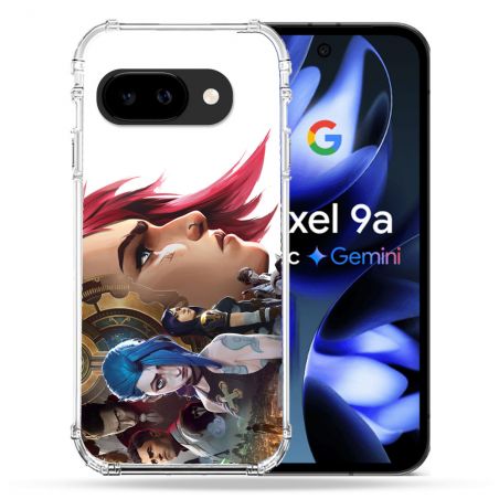 Coque Renforcée Pour Google Pixel 9A Arcane Jinx Sœur
