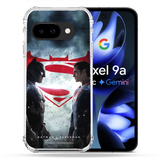 Coque Renforcée Pour Google Pixel 9A Batman VS Superman