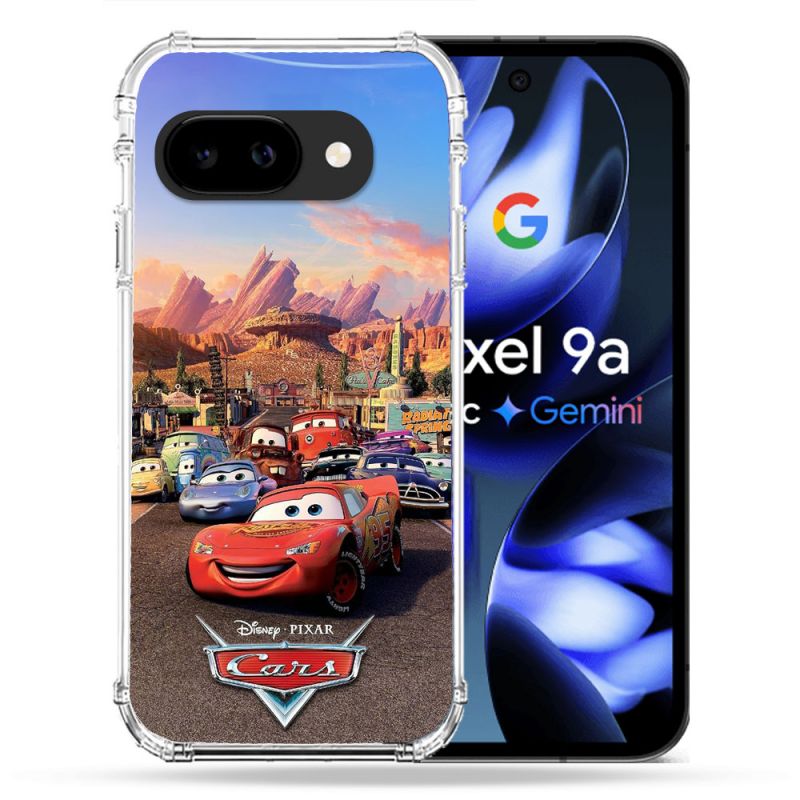 Coque Renforcée Pour Google Pixel 9A Cars Affiche