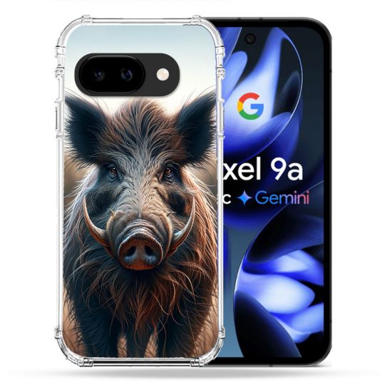 Coque Renforcée Pour Google Pixel 9A Chasse Sanglier Attaque