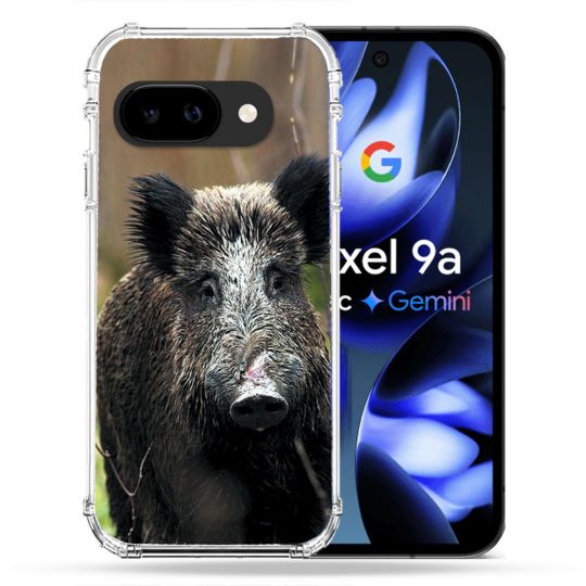 Coque Renforcée Pour Google Pixel 9A Chasse Sanglier bois