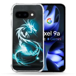 Coque Renforcée Pour Google Pixel 9A Fantastique Dragon Bleu