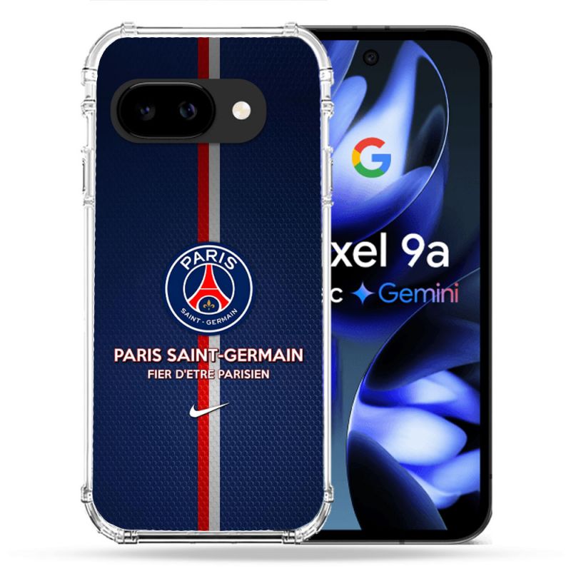 Coque Renforcée Pour Google Pixel 9A Foot PSG Fier
