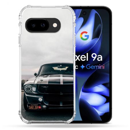Coque Renforcée Pour Google Pixel 9A Ford Mustang GT500 Vintage