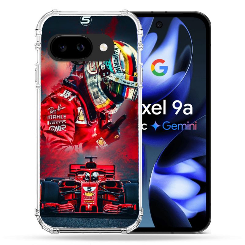 Coque Renforcée Pour Google Pixel 9A Formule 1 F1 Ferrari
