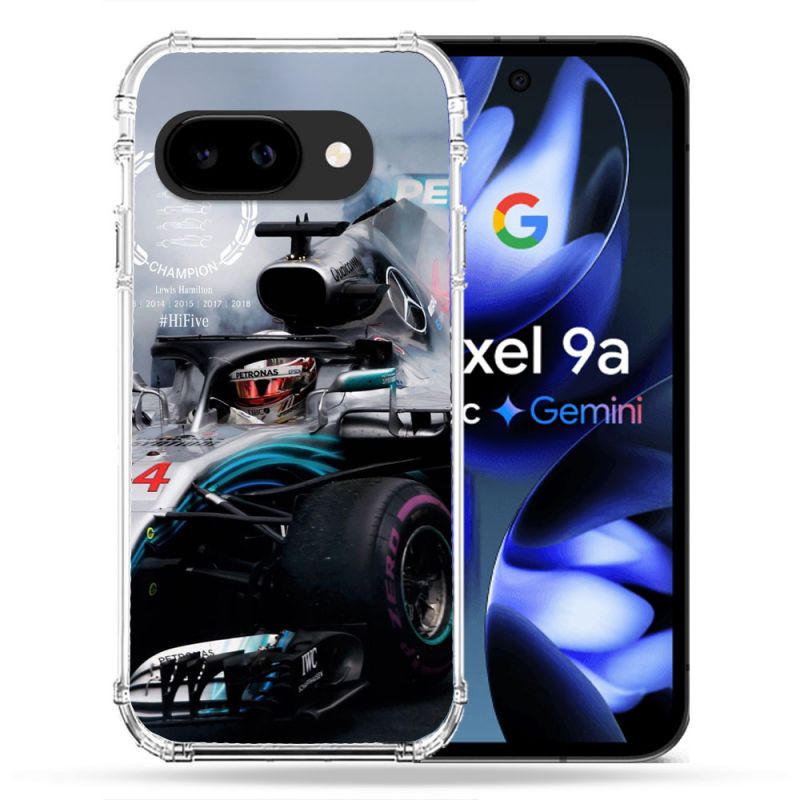 Coque Renforcée Pour Google Pixel 9A Formule 1 F1 Mercedes Petronas