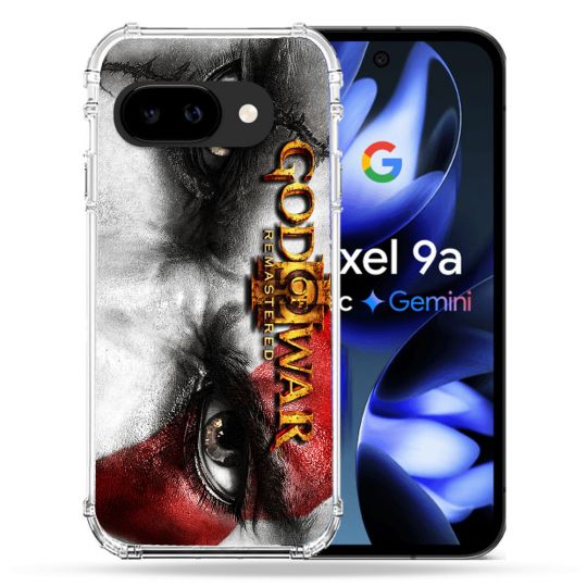 Coque Renforcée Pour Google Pixel 9A God Of War GOW