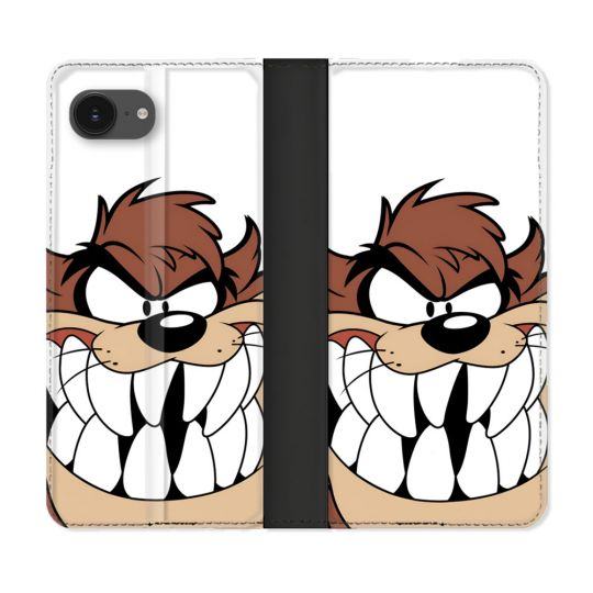 Housse Cuir Portefeuille Pour Iphone 16e Taz