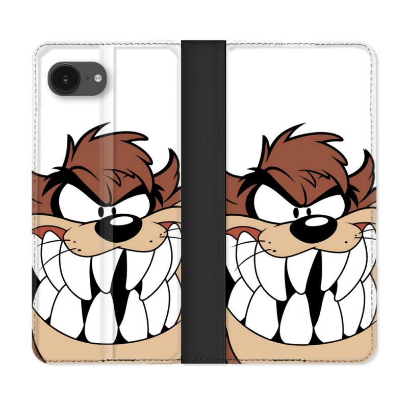 Housse Cuir Portefeuille Pour Iphone 16e Taz