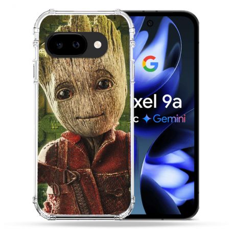 Coque Renforcée Pour Google Pixel 9A Groot Vert