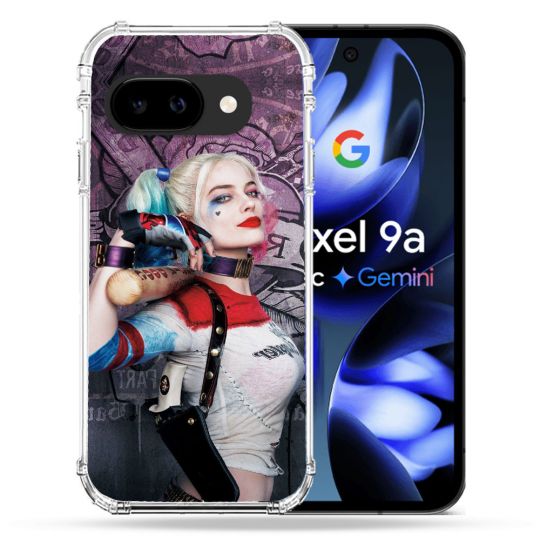 Coque Renforcée Pour Google Pixel 9A Harley Quinn Batte