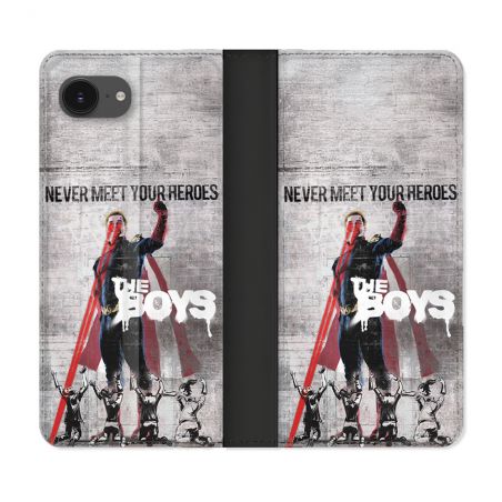 Housse Cuir Portefeuille Pour Iphone 16e The Boys Affiche