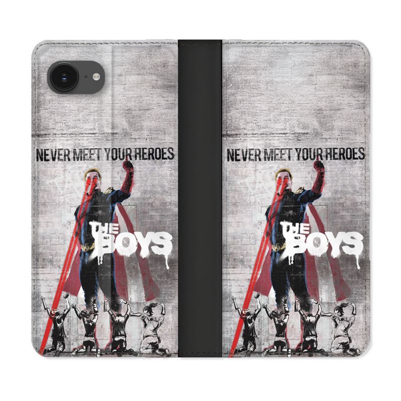 Housse Cuir Portefeuille Pour Iphone 16e The Boys Affiche