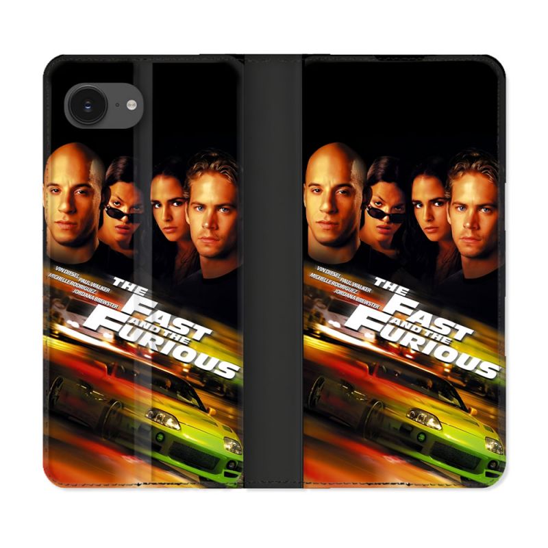 Housse Cuir Portefeuille Pour Iphone 16e The Fast And Furious