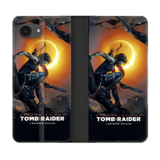 Housse Cuir Portefeuille Pour Iphone 16e Tomb Raider