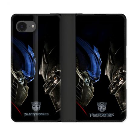 Housse Cuir Portefeuille Pour Iphone 16e Transformers