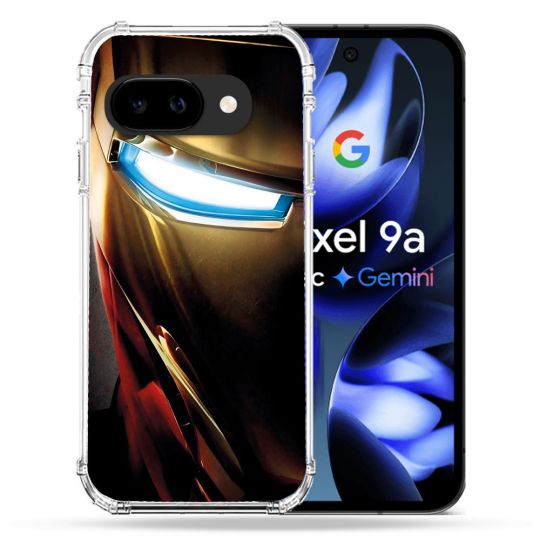 Coque Renforcée Pour Google Pixel 9A Iron Man Casque