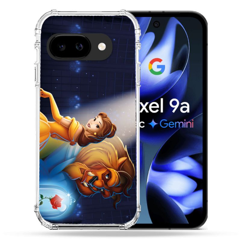 Coque Renforcée Pour Google Pixel 9A La Belle et La Bête