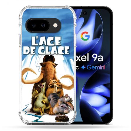 Coque Renforcée Pour Google Pixel 9A L'âge de Glace Affiche
