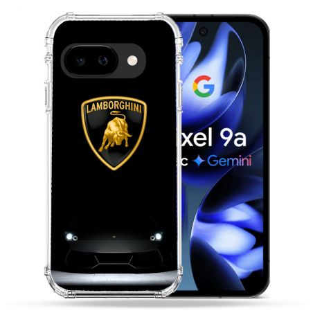 Coque Renforcée Pour Google Pixel 9A Lamborghini Noir