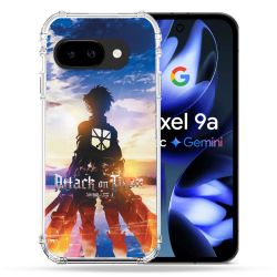 Coque Renforcée Pour Google Pixel 9A Manga Attaque Titans Soleil