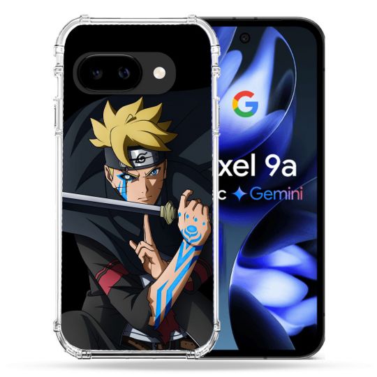 Coque Renforcée Pour Google Pixel 9A Manga Boruto Tatouage