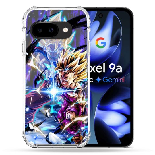 Coque Renforcée Pour Google Pixel 9A Manga Dragon Ball Sangohan Duo