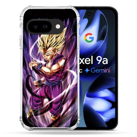 Coque Renforcée Pour Google Pixel 9A Manga Dragon Ball Sangohan Violet