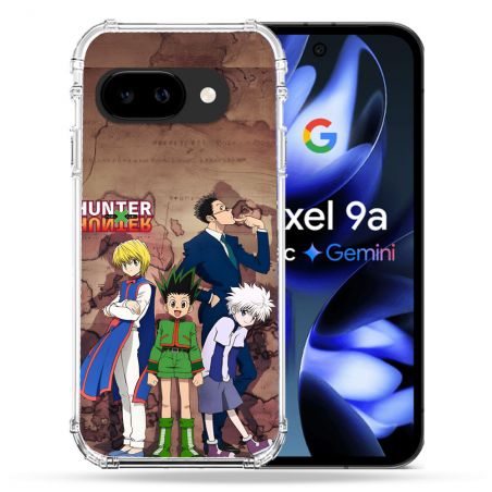 Coque Renforcée Pour Google Pixel 9A Manga Hunter X Hunter Vintage
