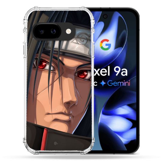 Coque Renforcée Pour Google Pixel 9A Manga Naruto Itachi Visage