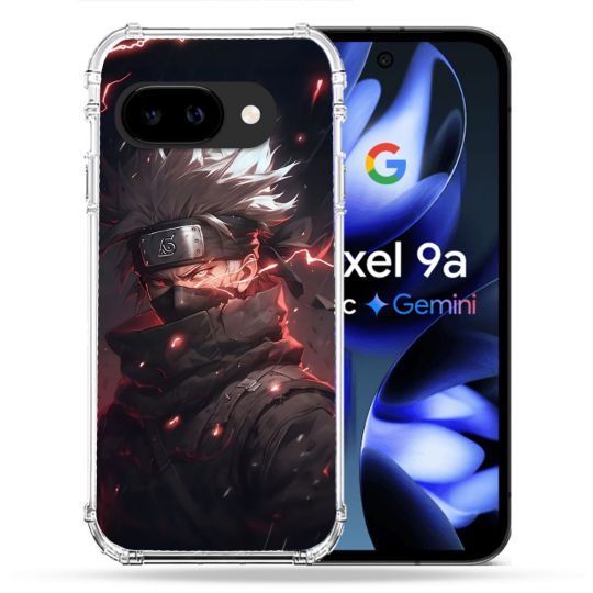 Coque Renforcée Pour Google Pixel 9A Manga Naruto Kakashi Dark