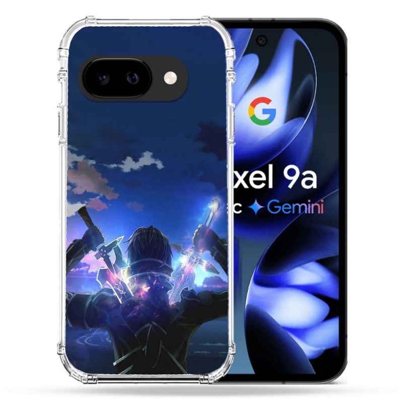 Coque Renforcée Pour Google Pixel 9A Manga SAO sword Art Online Epee