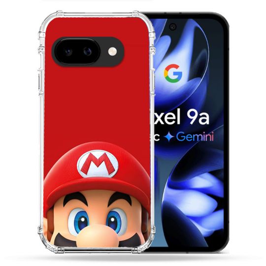 Coque Renforcée Pour Google Pixel 9A Mario Rouge