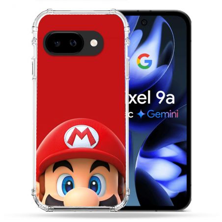 Coque Renforcée Pour Google Pixel 9A Mario Rouge