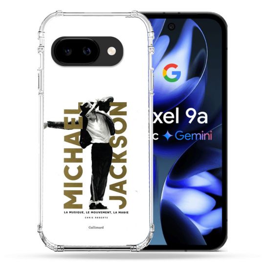 Coque Renforcée Pour Google Pixel 9A Michael Jackson Blanc