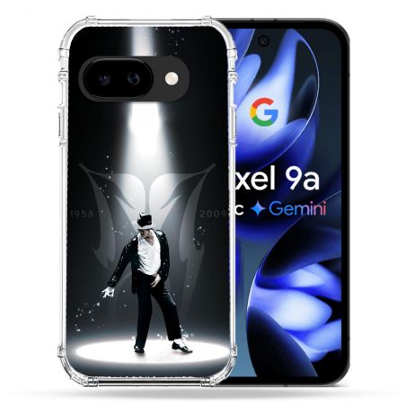Coque Renforcée Pour Google Pixel 9A Michael Jackson Noir