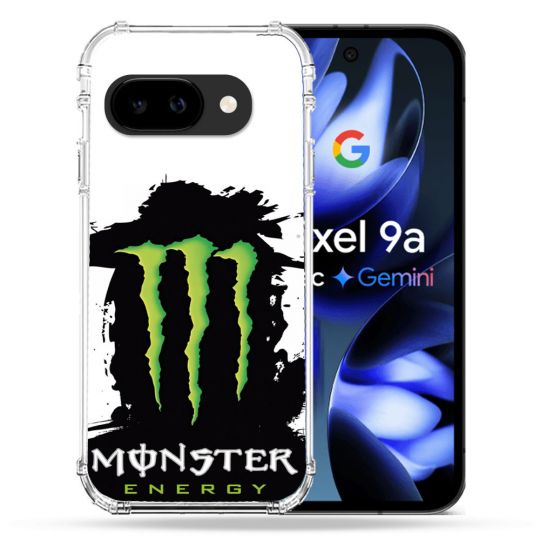 Coque Renforcée Pour Google Pixel 9A Monster Energy Tache