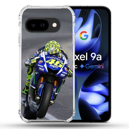 Coque Renforcée Pour Google Pixel 9A Moto Course GP Wheeling 46