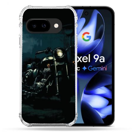 Coque Renforcée Pour Google Pixel 9A Moto Harley Vintage