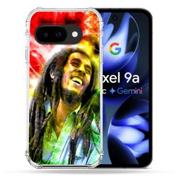 Coque Renforcée Pour Google Pixel 9A Musique Bob Marley Color