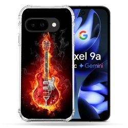 Coque Renforcée Pour Google Pixel 9A Musique Guitare Electrique