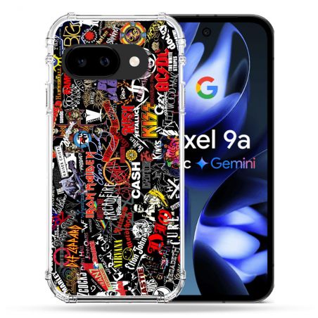 Coque Renforcée Pour Google Pixel 9A Musique Rock Groupe